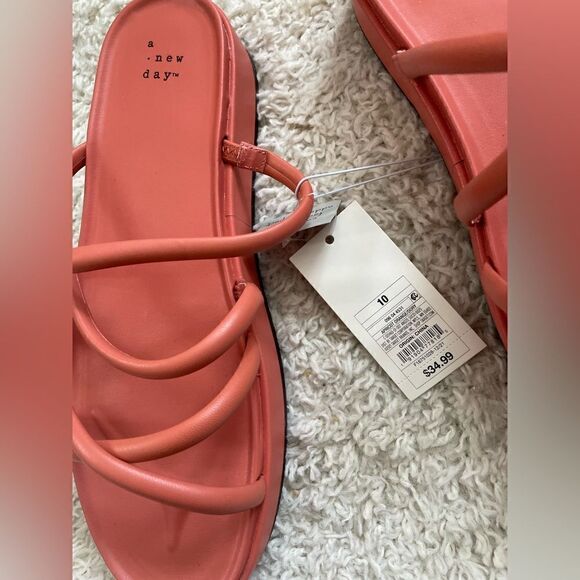 A New Day Women's Dory Platform Apricot Orange - Picture 5 of 6